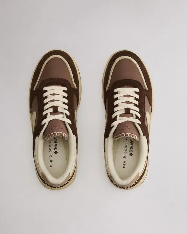 Sneakers Women Rag and Bone Retro Tennis Sneaker Mushroom