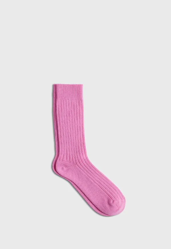 Socks Ribbed Sport Crew Sock Black Paulstuart Mens