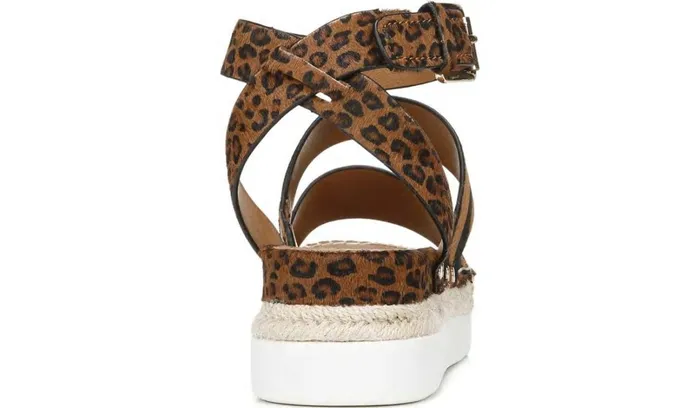 Sport Sandals Women Franco Sarto Sarto Calvin Wedge Sandal Whiskey Calf Hair
