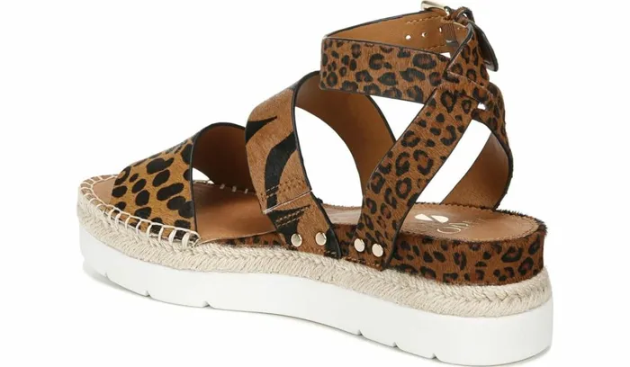 Sport Sandals Women Franco Sarto Sarto Calvin Wedge Sandal Whiskey Calf Hair