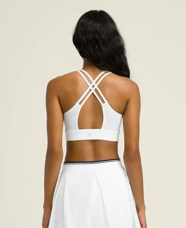Sports Bras Women Wilson Fieldhouse Bra Bright White Sports Bras Women Wilson Fieldhouse Bra Bright White