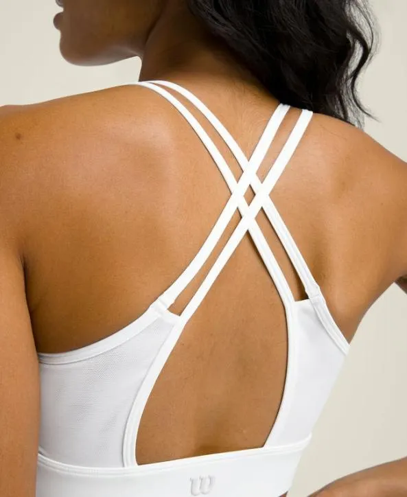 Sports Bras Women Wilson Fieldhouse Bra Bright White Sports Bras Women Wilson Fieldhouse Bra Bright White