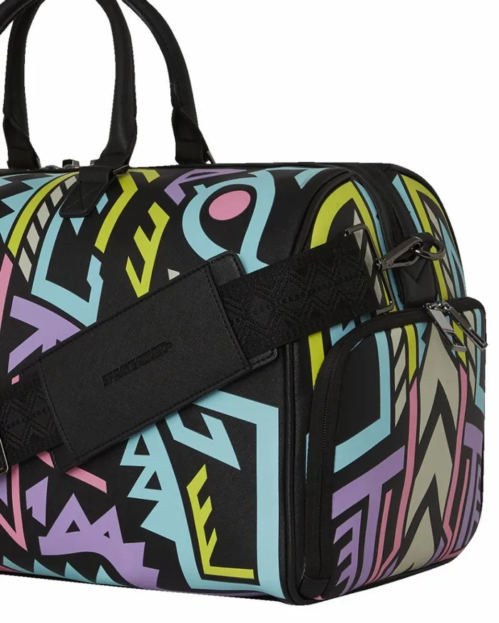 SPRAYGROUND AI PATH TO THE FUTURE III DUFFLE 8211 SANDFLOWER COLLAB GLOW IN THE DARK Bags