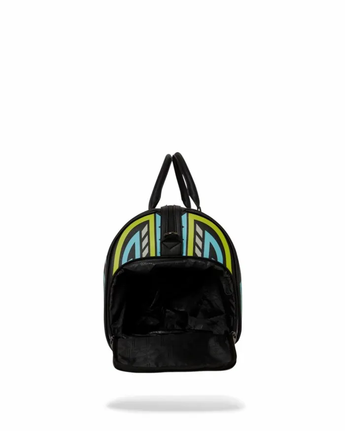 SPRAYGROUND AI PATH TO THE FUTURE III DUFFLE 8211 SANDFLOWER COLLAB GLOW IN THE DARK Bags