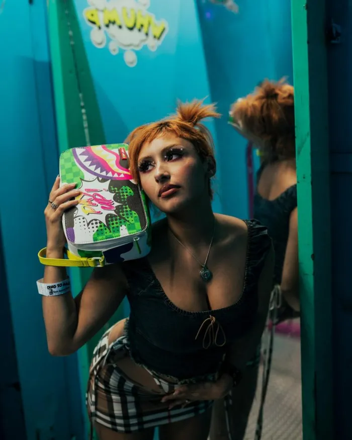 SPRAYGROUND DREAMY TECHNICOLOR TOILETRY BAG Bags