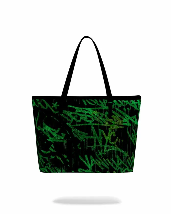 SPRAYGROUND GLOW IN THE DARK CITY OF LIGHT TOTE Bags