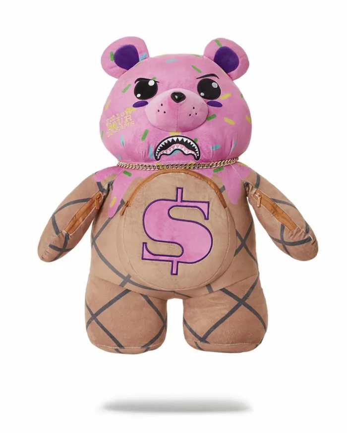 SPRAYGROUND I SCREAM MONEYBEAR TEDDYBEAR BACKPACK Bags