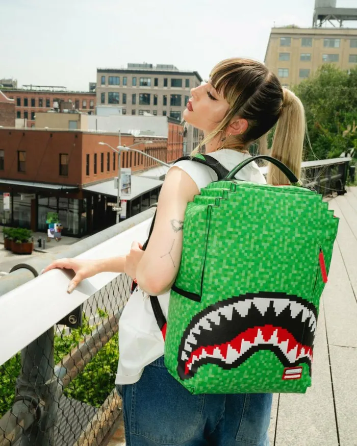 SPRAYGROUND MINECRAFT CREEPER SHARK BACKPACK Bags