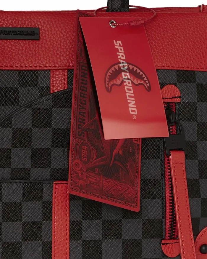 SPRAYGROUND MONACO SHARK CLUB SHARK BREAKTHRU TOTE Bags