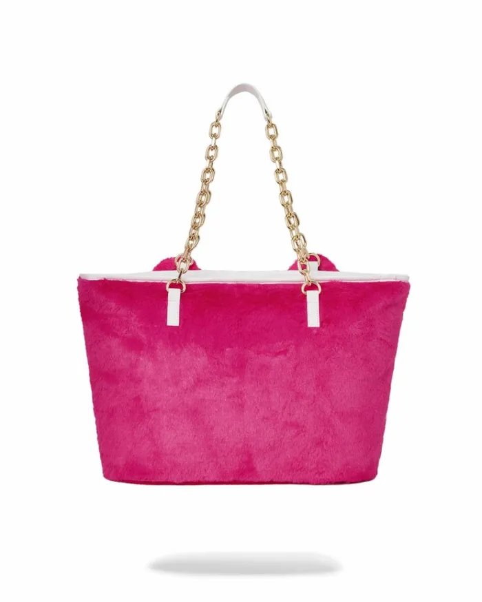SPRAYGROUND PLUSH MONEYBEAR TOTE PINK Bags