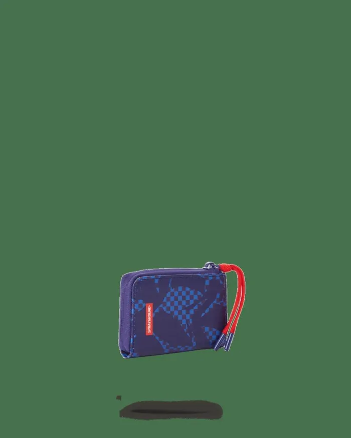 SPRAYGROUND SHARK CHECK BLUE WALLET Bags SPRAYGROUND SHARK CHECK BLUE WALLET Bags