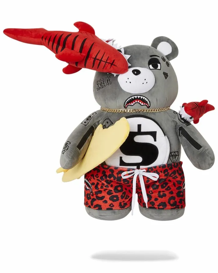 SPRAYGROUND SHARK FRIENDS MONEYBEAR TEDDYBEAR BACKPACK Bags