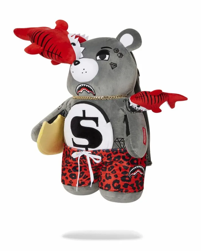 SPRAYGROUND SHARK FRIENDS MONEYBEAR TEDDYBEAR BACKPACK Bags