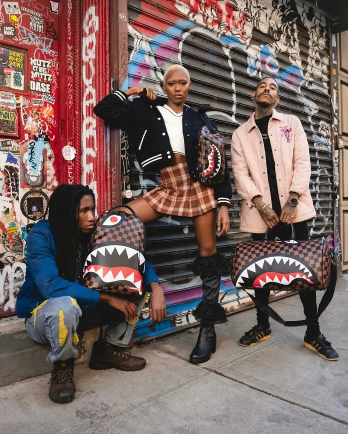 SPRAYGROUND THE HANGOVER SHARK CARGO CROSSBODY Bags