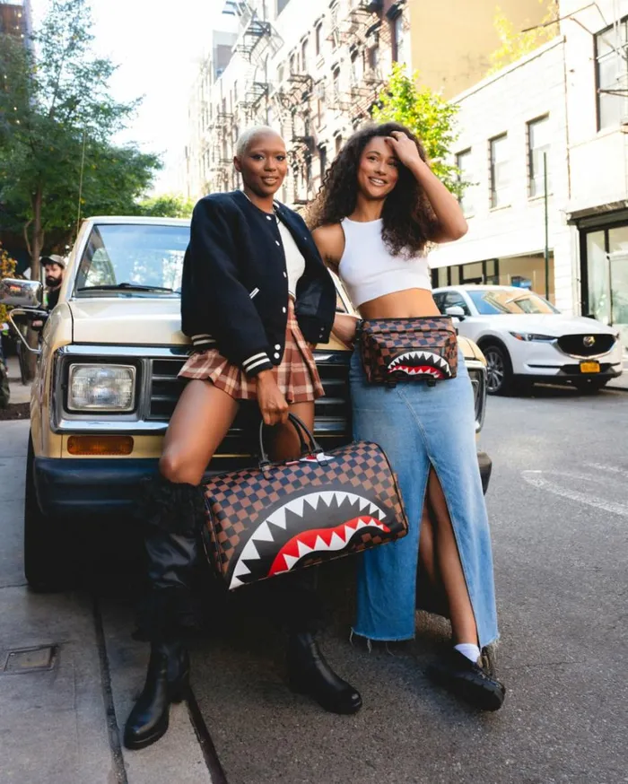 SPRAYGROUND THE HANGOVER SHARK CARGO CROSSBODY Bags