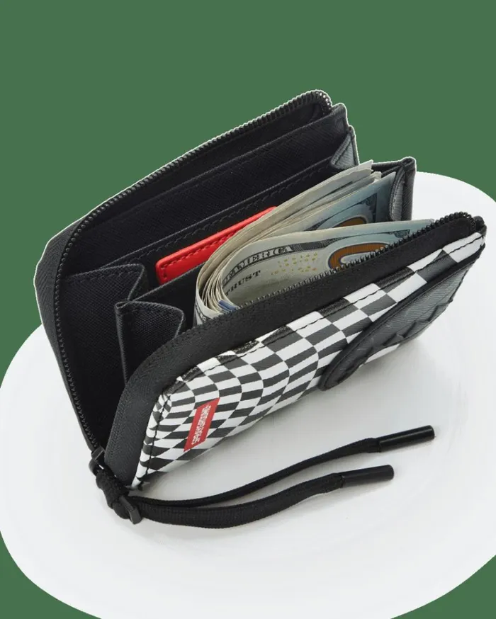 SPRAYGROUND TRIPPY CHECK WALLET Bags
