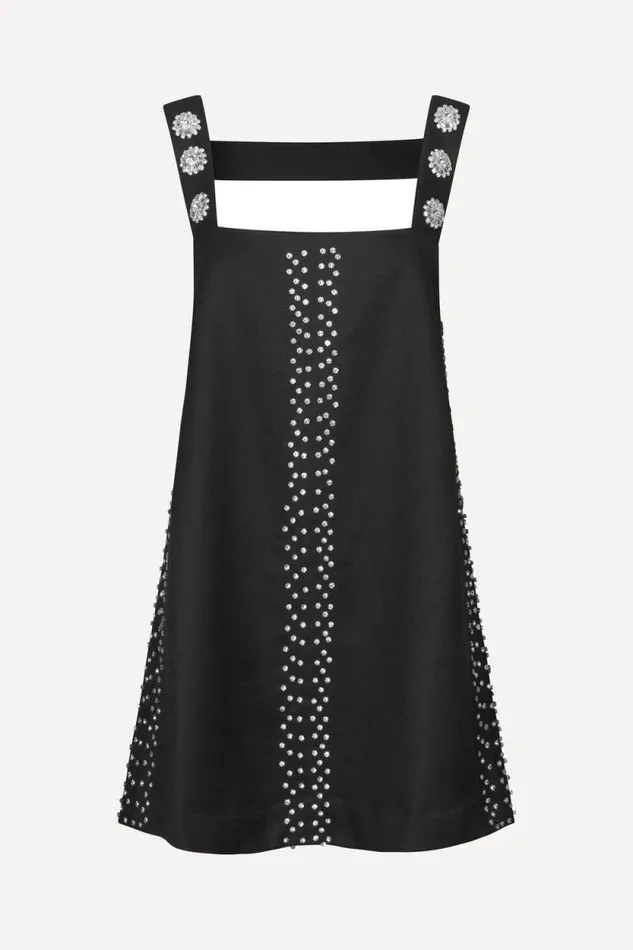 Stine Goya Dresses Nomi Dress 8211 Jet Black 8211 Women