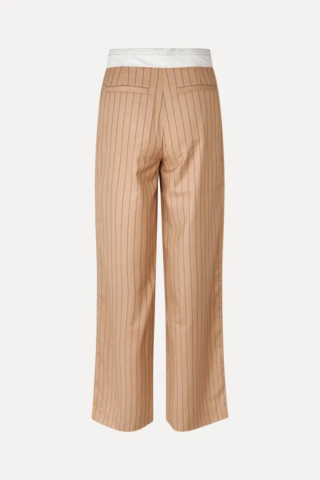 Stine Goya Pants Reversed Wide Leg Pants 8211 Multi Stripes 8211 Women