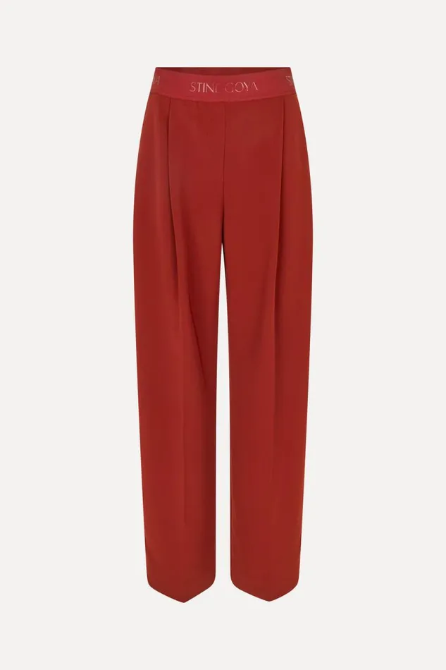 Stine Goya Pants Wide Leg Long Pants 8211 Bordeaux 8211 Women