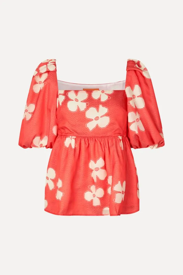 Stine Goya Tops and Shirts SGKinsley Top 8211 Ditzy Poppies 8211 Women