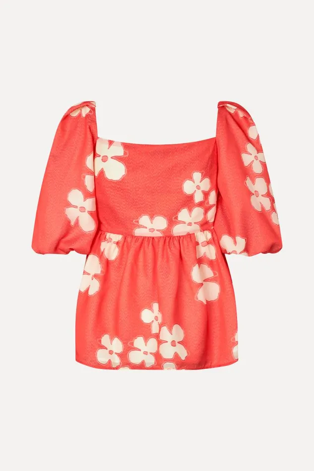 Stine Goya Tops and Shirts SGKinsley Top 8211 Ditzy Poppies 8211 Women