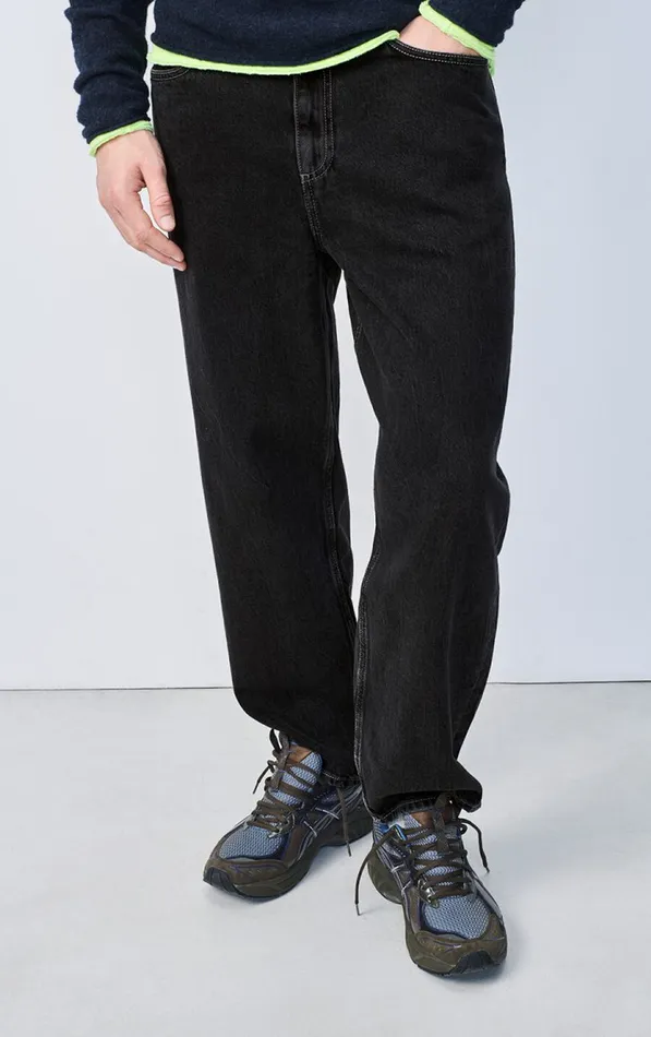 Straight Jeans Yopday Black Vintage Men American Vintage Jeans