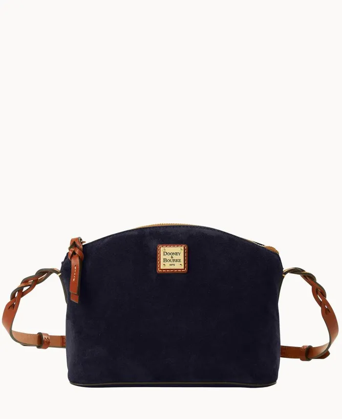 Suede Penny Crossbody Navy Woman Dooney and Bourke Crossbodies