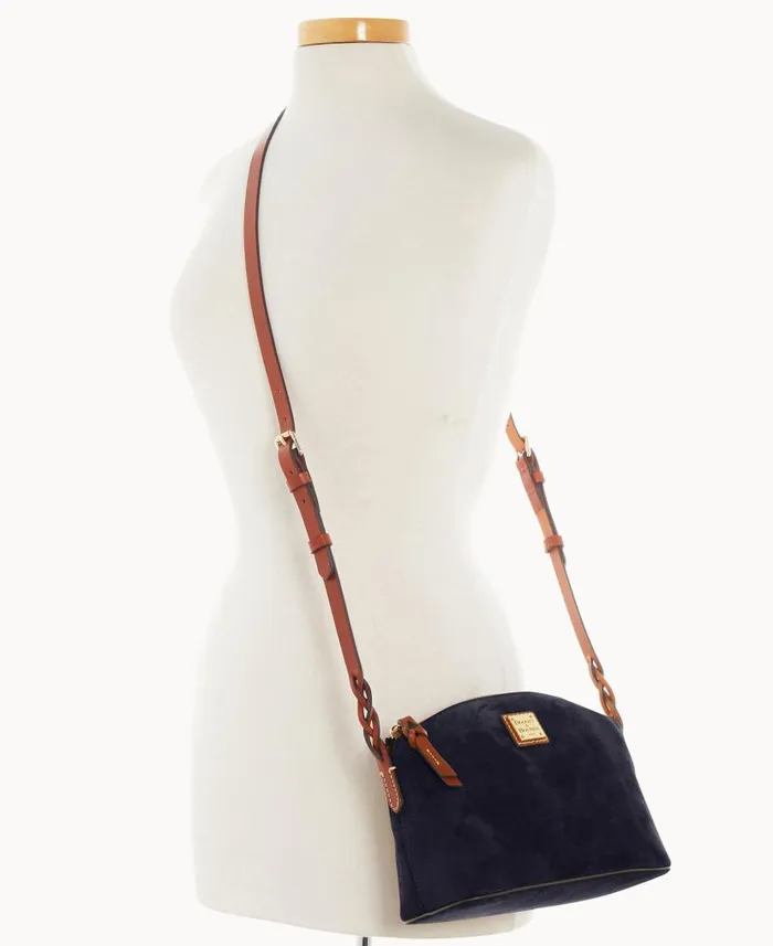 Suede Penny Crossbody Navy Woman Dooney and Bourke Crossbodies