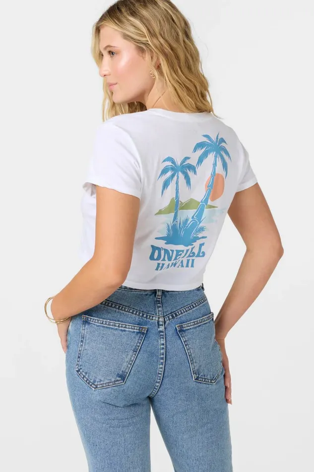 SUNLIT SANDBAR TEE Winter White Women O039NEILL Clothing