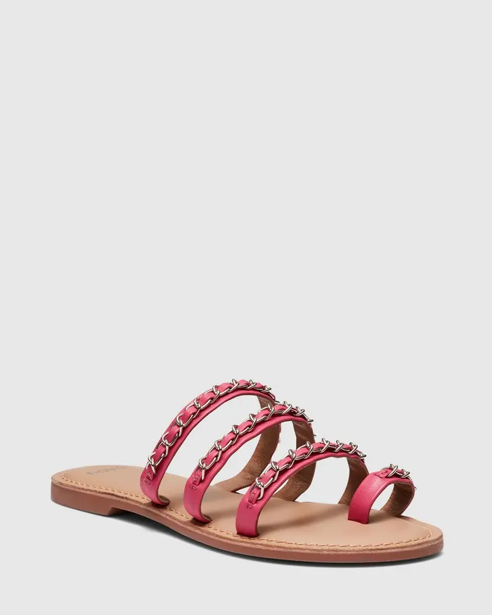 SURGE Magenta Women Flat Sandals NOVO Shoes