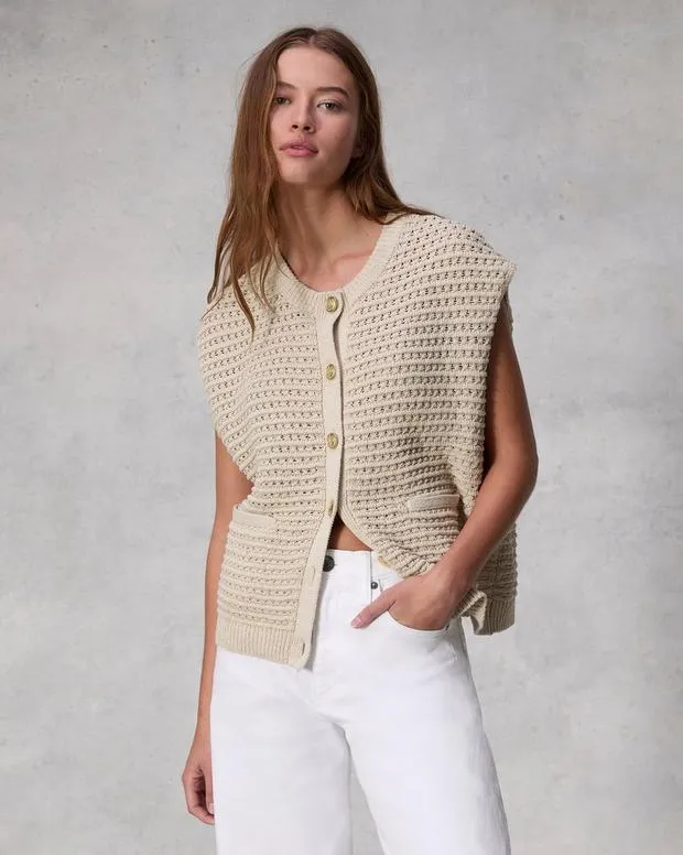Sweaters and Sweatshirts Women Rag and Bone Marlee Sweater Vest Black