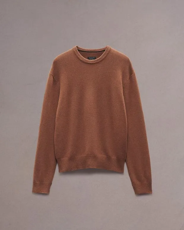 Sweaters Men Rag and Bone Downing Cashmere Sweater Clay