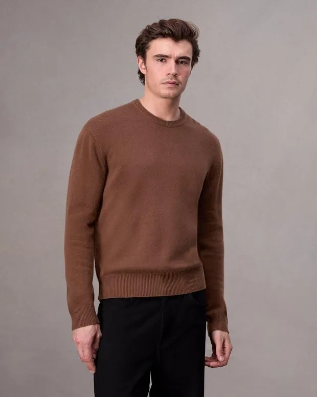 Sweaters Men Rag and Bone Downing Cashmere Sweater Clay