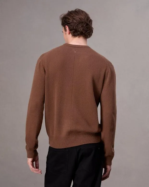 Sweaters Men Rag and Bone Downing Cashmere Sweater Clay
