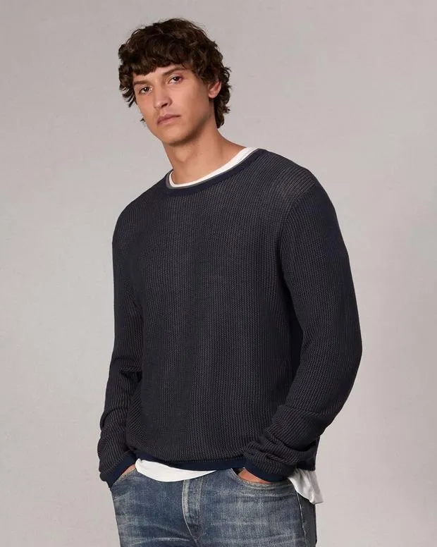 Sweaters Men Rag and Bone Harvey Crewneck Sweater Salute