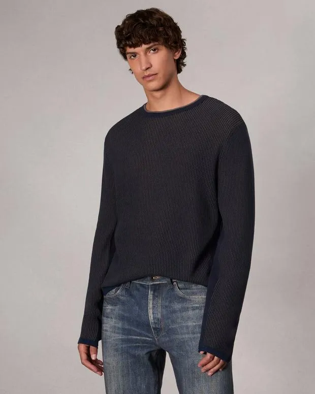 Sweaters Men Rag and Bone Harvey Crewneck Sweater Salute