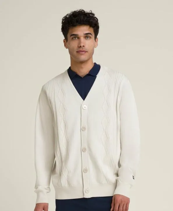 Sweaters Men Wilson Cooper Cardigan Stone