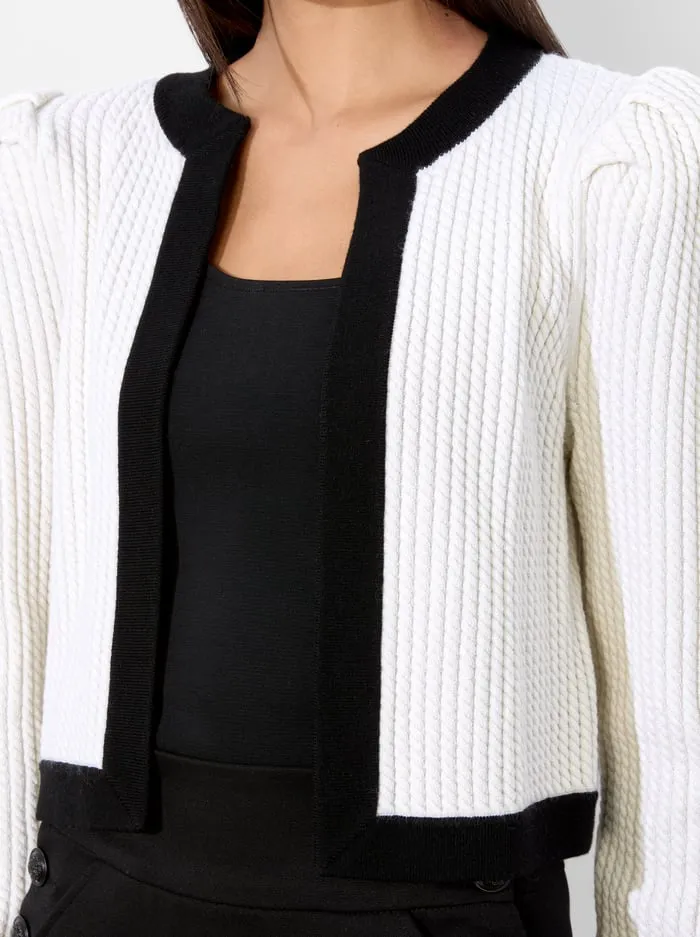 Sweaters Women Alice Olivia Trina Cardigan Ecrublack