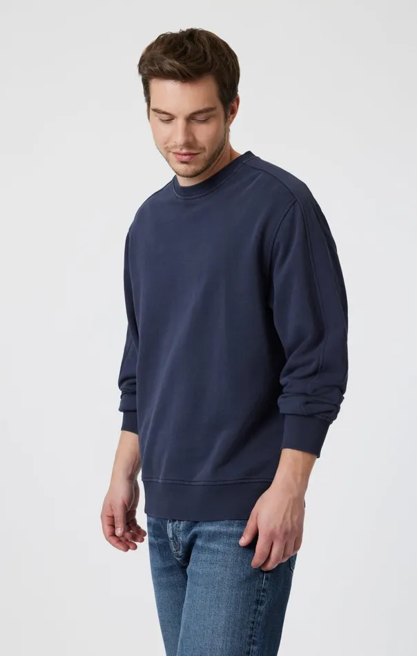 Sweatshirt In Collegiate Blue Men Mavi Jeans Loungewear Sweatshirt In Collegiate Blue Men Mavi Jeans Loungewear