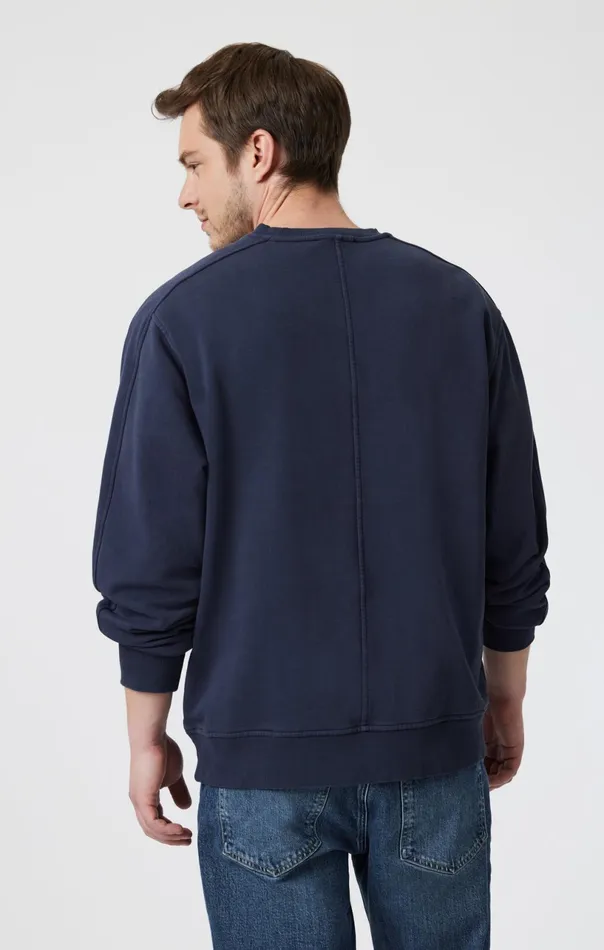Sweatshirt In Collegiate Blue Men Mavi Jeans Loungewear Sweatshirt In Collegiate Blue Men Mavi Jeans Loungewear