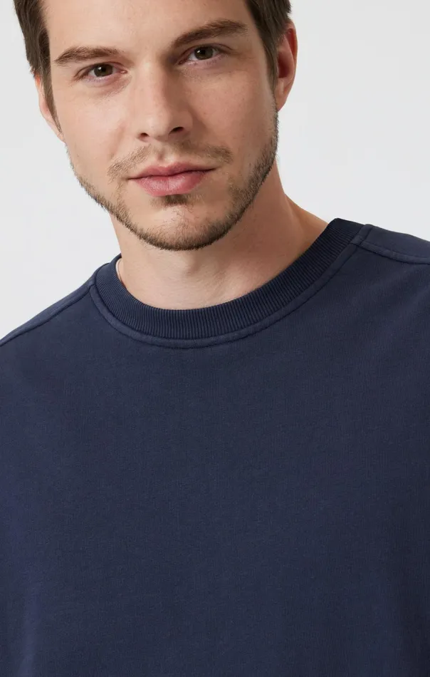 Sweatshirt In Collegiate Blue Men Mavi Jeans Loungewear Sweatshirt In Collegiate Blue Men Mavi Jeans Loungewear