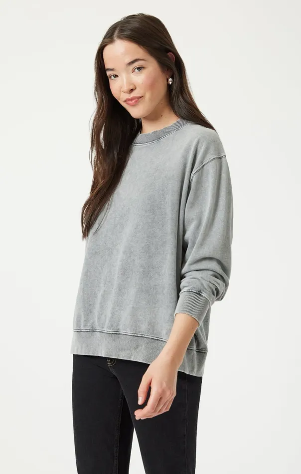 Sweatshirt In Monument Women Mavi Jeans Loungewear Sweatshirt In Monument Women Mavi Jeans Loungewear