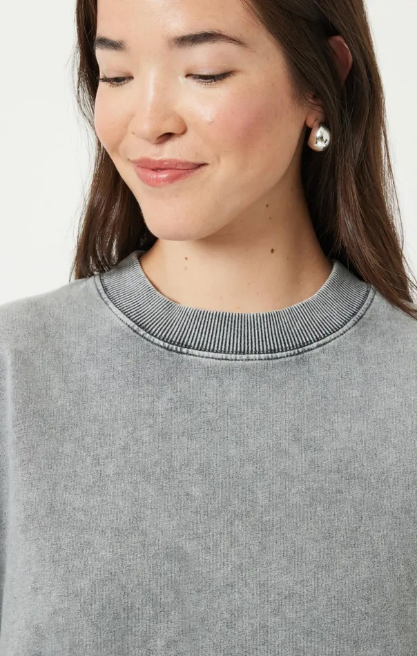 Sweatshirt In Monument Women Mavi Jeans Loungewear Sweatshirt In Monument Women Mavi Jeans Loungewear