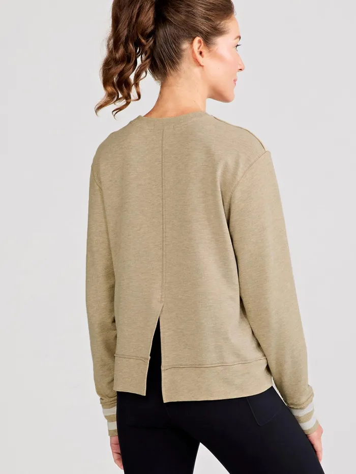 Sweatshirts Hoodies Women Tasc Performance Clubhouse French Terry Sweatshirt