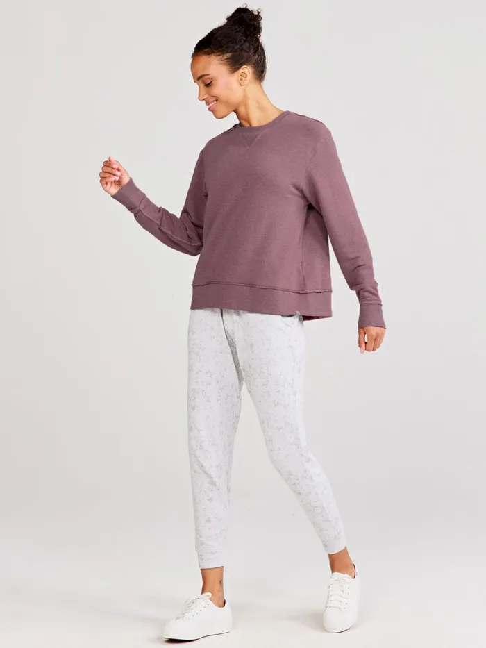 Sweatshirts Hoodies Women Tasc Performance Clubhouse French Terry Sweatshirt