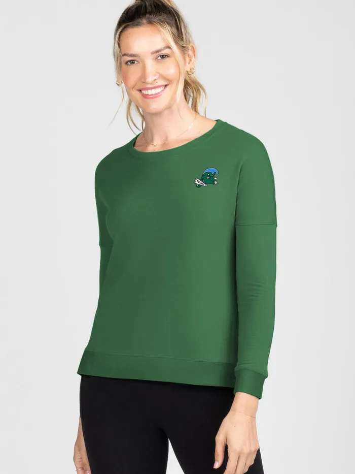Sweatshirts Hoodies Women Tasc Performance Riverwalk Sweatshirt 8211 Tulane