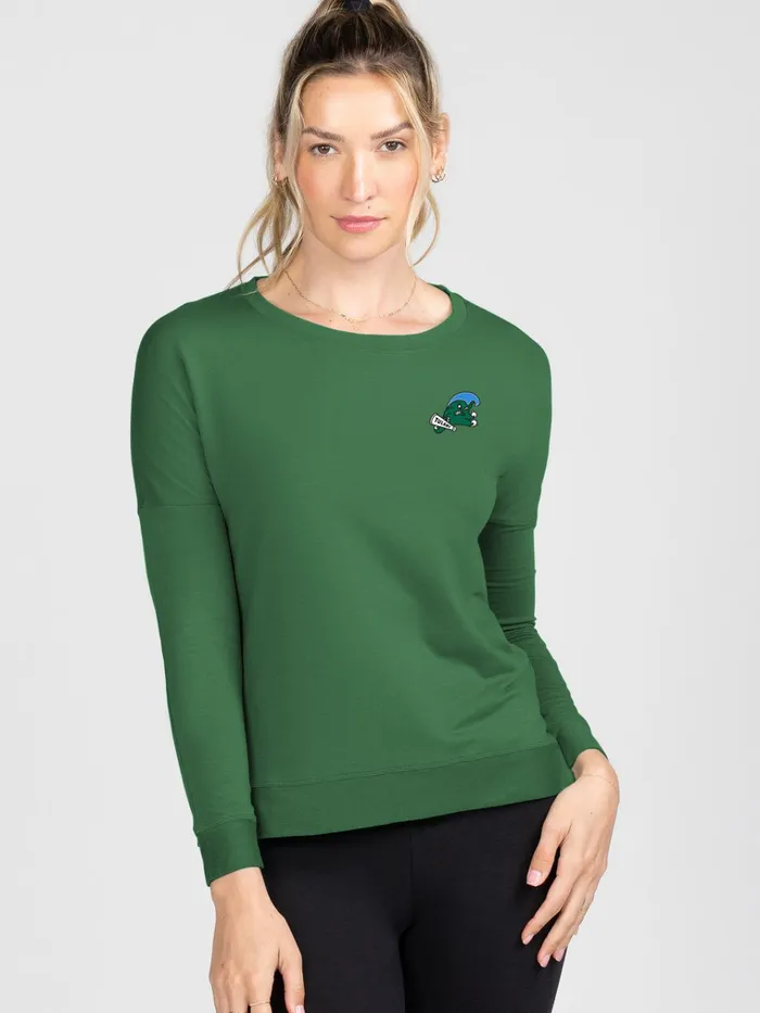Sweatshirts Hoodies Women Tasc Performance Riverwalk Sweatshirt 8211 Tulane
