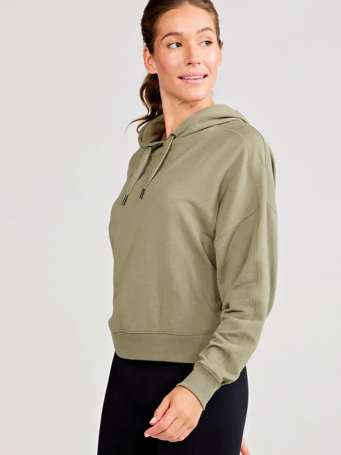 Sweatshirts Hoodies Women Tasc Performance Studio Fleece Hoodie