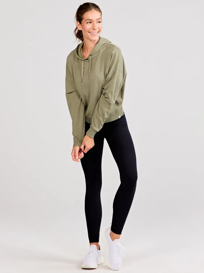 Sweatshirts Hoodies Women Tasc Performance Studio Fleece Hoodie