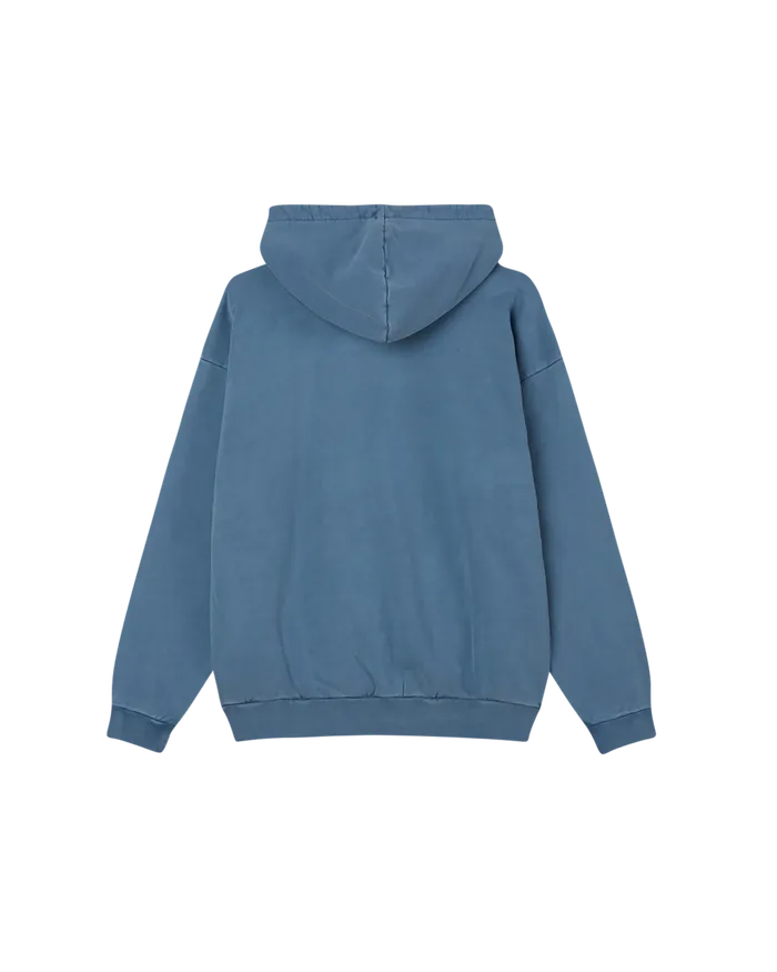 SWEATSHIRTS LOWERCASE PIGMENT PULLOVER Pigment Coronet Blue 8211 OBEY Clothing Men